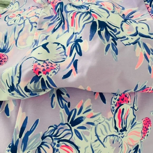 Lilly Pulitzer Cathy Knit Shift Light Lilac Trunks in the Air 16 NWT - Picture 6 of 6